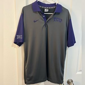 Nike Dri-Fit big 12 TCU polo